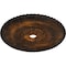 Ekena Millwork Melonie Ceiling Medallion (Fits Canopies up to 6 1/4"), Hand-Painted Rust, 36 1/4"OD x 1 7/8"P CM36MERUS - alternate 4